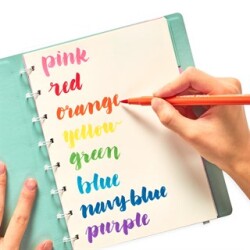 Ooly Brilliant Brush Brush Tip Felt Pens, Pack Of 12, 130-068 - 3