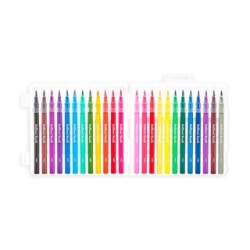 Ooly Brilliant Brush Brush Tip Felt Pens, Pack Of 24, 130-069 - 4