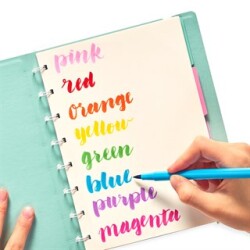 Ooly Brilliant Brush Brush Tip Felt Pens, Pack Of 24, 130-069 - 6