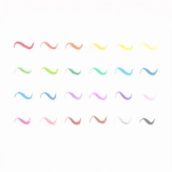 Ooly Brilliant Brush Brush Tip Felt Pens, Pack Of 24, 130-069 - 7