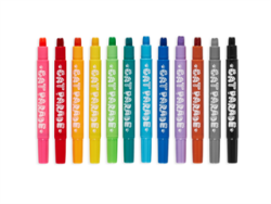 Ooly Cat Parade Watercolor Effect 12-Pack Gel Crayons 133-098 - 3