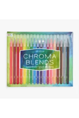 Ooly Chroma Blends Brush Tip Multipurpose Pen Set Of 18 130-057 - 1