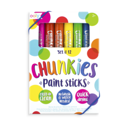 Ooly Chunkies Paint Sticks 12’Li Set 126-004 - Ooly