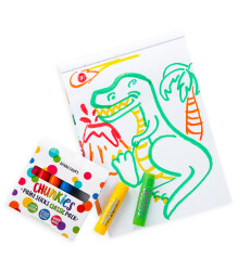 Ooly Chunkies Pastel Crayons 6-Pack Classic Colors 126-013 - 8