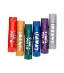 Ooly Chunkies Pastel Crayons 6-Pack Metallic Colors 126-015 - 2