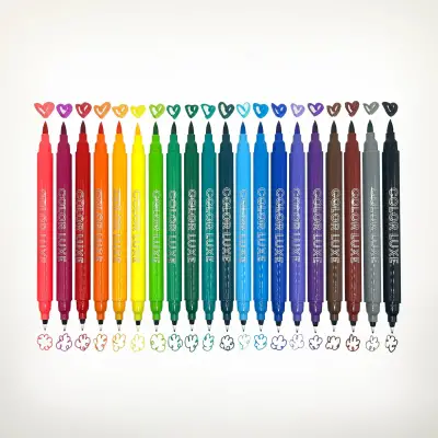 Ooly Color Luxe Double-Ended Felt-Tip Pens (20 Pack) 130-120 - 4