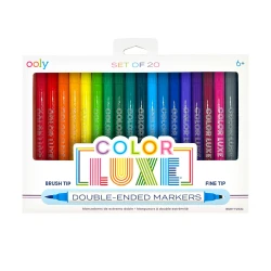 Ooly Color Luxe Double-Ended Felt-Tip Pens (20 Pack) 130-120 - 1