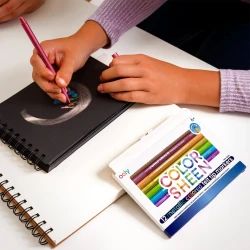 Ooly Color Sheen Felt-Tip Pens, 12-Pack, Metallic Colors, 130-111 - 6