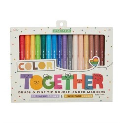 Ooly Color Together Double-Ended 18-Pack Felt-Tips 130-099 - 1