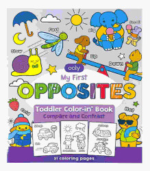 Ooly Coloring Book - My First Opposites 118-278 - 1