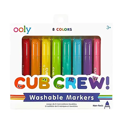 Ooly Cub Crew Yıkanabilir 8'li Keçeli Kalem 130-135 - 1