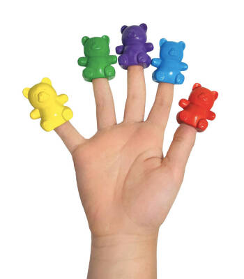 Ooly Cuddly Cubs Bear 6-Pack Wearable Crayons 133-108 - 4