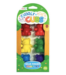 Ooly Cuddly Cubs Bear 6-Pack Wearable Crayons 133-108 - 1