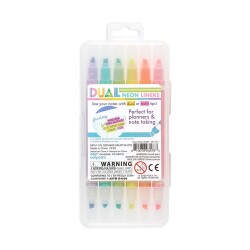 Ooly Dual Double-Ended Neon 6-Piece Highlighter 130-078 - 2