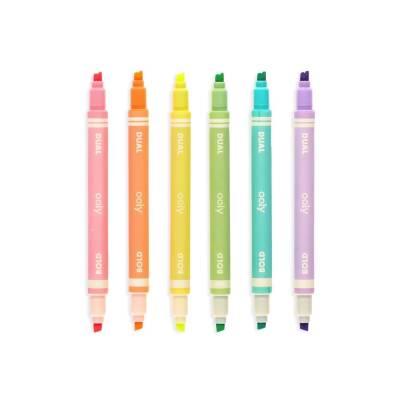 Ooly Dual Double-Ended Neon 6-Piece Highlighter 130-078 - 3