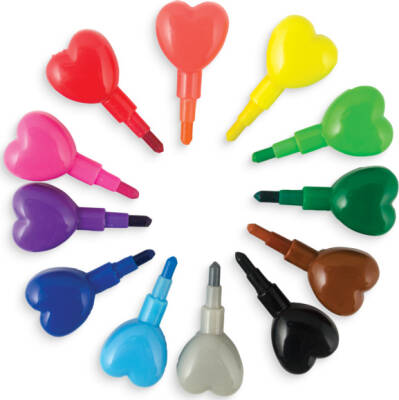 Ooly Heart To Heart 12 Colored Pencils 133-077 - 1