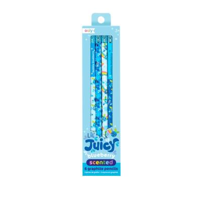Ooly Juicy Blueberry Scented 6-Pack Pencils 128-163 - 1