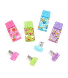 Ooly Lil’ Juicy Eraser & Sharpener - Pink 112-108-P - 5