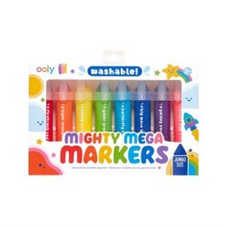 Ooly Mighty Mega Jumbo 8-Pack Felt-Tip Pens 130-083 - 1