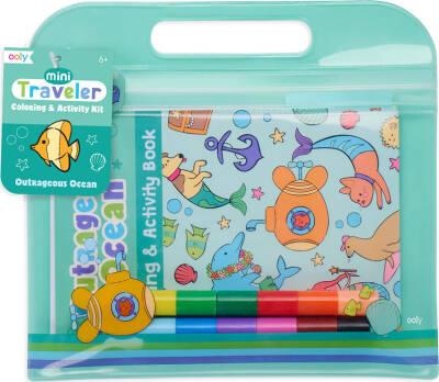 Ooly Mini Traveler Painting & Activity Bag - Outrageous Ocean 138-014 - 1