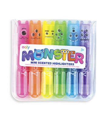 Ooly Monster Mini Scented 6-Pack Highlighter 130-24 - 1