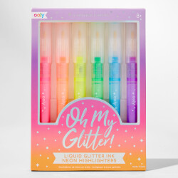 Ooly Oh My Glitter Neon 6’Li Highlighter 130-081 - 1