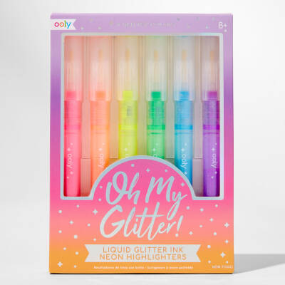 Ooly Oh My Glitter Neon 6’Li Highlighter 130-081 - 1