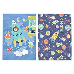 Ooly Pad Duo Eskiz Defteri - Space Critters 118-256 - 1
