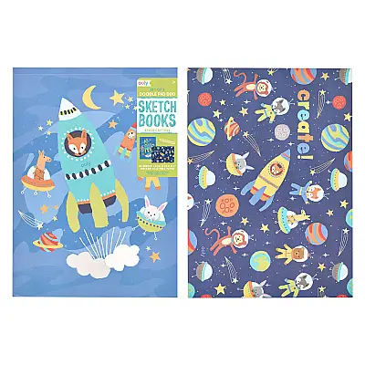 Ooly Pad Duo Eskiz Defteri - Space Critters 118-256 - 1