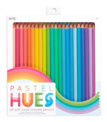 Ooly Pastel Hues 24 Pack Crayons 128-159 - 1