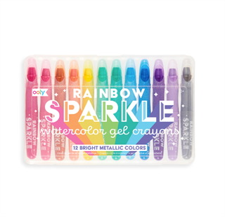 Ooly Rainbow Sparkle Watercolor Effect Gel Paint 12 Pack 133-57 - 1
