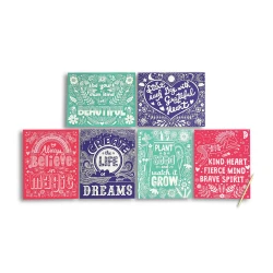 Ooly Scratch And Shine Foil Scratch Art Kit - Amazing Affirmations 161-095 - 4