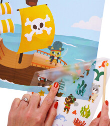 Ooly Set The Scene Transfer Sticker Kit - Ocean Adventure 161-062 - 2