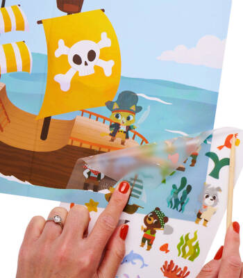 Ooly Set The Scene Transfer Sticker Kit - Ocean Adventure 161-062 - 2