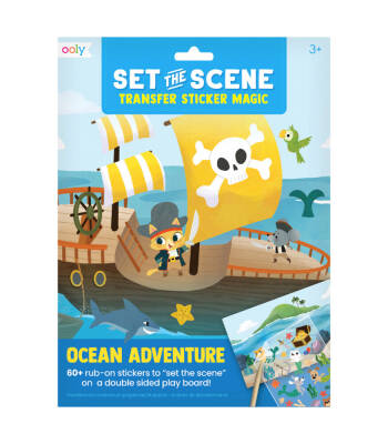 Ooly Set The Scene Transfer Sticker Kit - Ocean Adventure 161-062 - 1