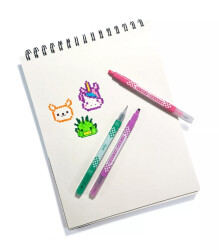 Ooly Stamp-A-Square Double-Ended Felt-Tip Pens (Pack Of 12) 130-112 - 8