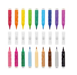 Ooly Stampables Double-Ended Felt-Tip Pens (Pack Of 18) 130-104 - 2