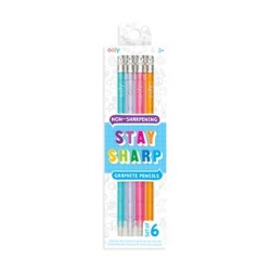 Ooly Stay Sharp Insertable 6-Piece Pencil Set 128-44 - 1