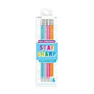 Ooly Stay Sharp Insertable 6-Piece Pencil Set 128-44 - 1