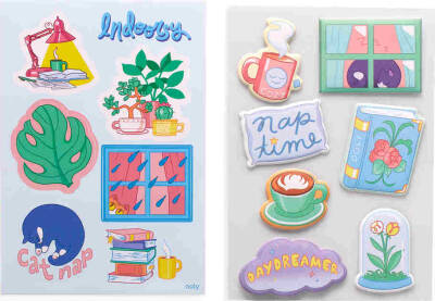 Ooly Sticker Stash Decal Set - Indoorsy 120-051 - 2
