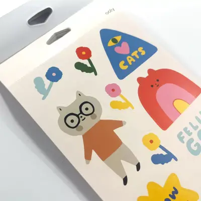 Ooly Stickiville Cikartma Kitabi - A Whole Lotta Stickers! Dress Up Cats 120-215 - 2