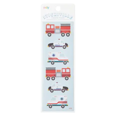 Ooly Stickiville Stickers - Helping Vehicles 120-093 - 1