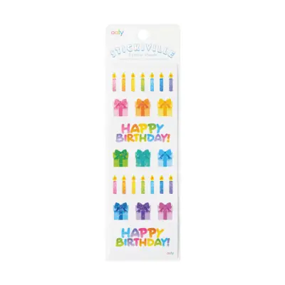 Ooly Stickville Stickers - Candles & Gifts 120-130 - 1