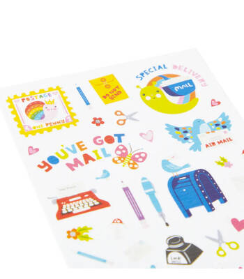 Ooly Stickville Stickers - Snail Mail 120-106 - 2