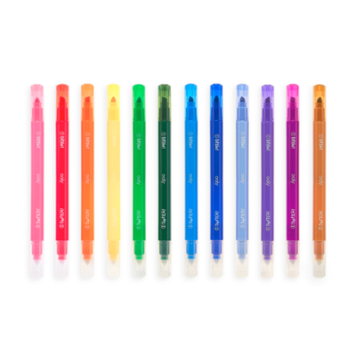 Ooly Switch-Eroo Color Changing 12-Pack Felt-Tip Pens 130-072 - 2