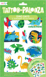 Ooly Tattoo Palooza Temporary Tattoo Set - Dino Days 176-008 - 1