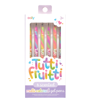 Ooly Tutti Frutti Scented 6-Pack Gel Pens 132-16 - 1