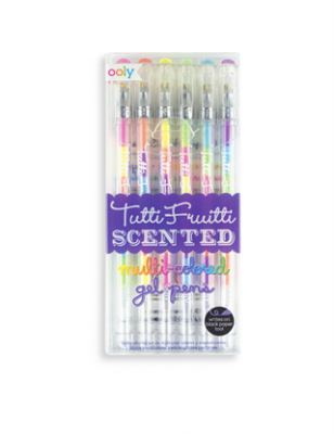 Ooly Tutti Frutti Scented 6-Pack Gel Pens 132-16 - 3
