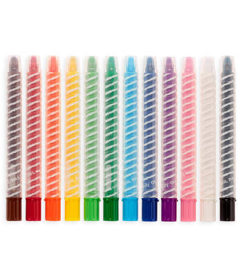 Ooly Twisty Stix 12-Pack Oil Pastel Crayons 133-095 - 2