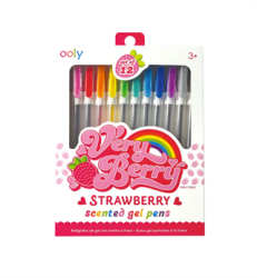 Ooly Very Berry Strawberry Scented 12-Pack Gel Pens 132-144 - 1